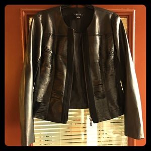 Tribal Brand Black FAUX Leather Jacket